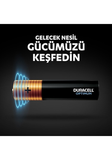 Duracell Optimum LR03/MN2400 1.5 V Alkalin AAA İnce Kalem Pil 16’lı