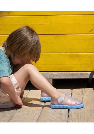 İgor Nico Cristal Bebek Çocuk Sandalet Transparan Mavi S10290-006 Turkuaz