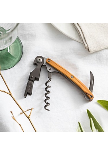 Deejo Waiter's Knife, Olive Wood Kahverengi