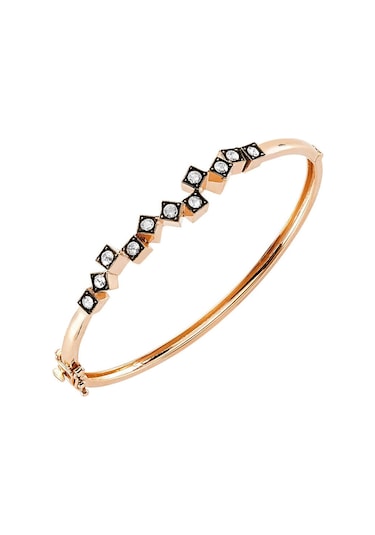 Lilarote Asimetrik Elmas Kelepçe