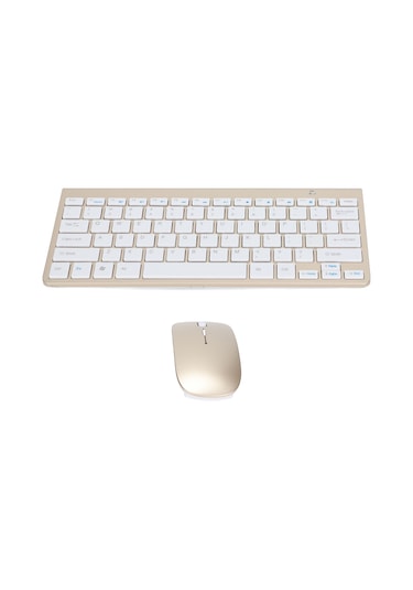 Ximistore9 78 Tuşlu 2.4g Kablosuz Klavye Fare Seti, Ergonomik Tasarım, Dürtüye Hızlı Tepki, Piyano Sınıfı Boya, Kaymazsız Ayak, Ev Ve Ofis Kullanıma Uygun, Gümüş Renk Pil Dahil Değil