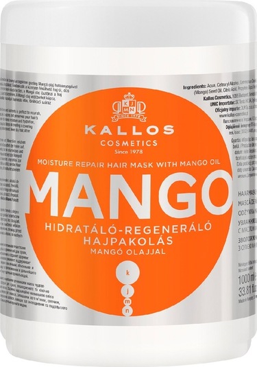 Kallos Cosmetics Mango Onarıcı Saç Maskesi 1 L
