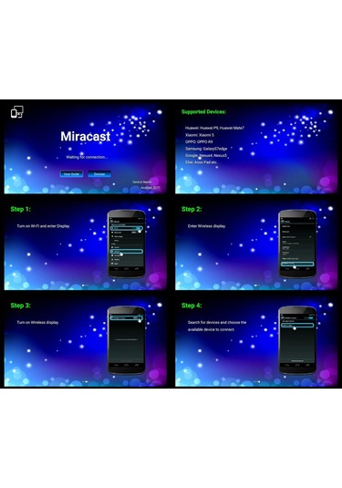 Gplus 4Kvw344P 2X3 Video Wall Controller Hdmı Wifi Duvar Ekran