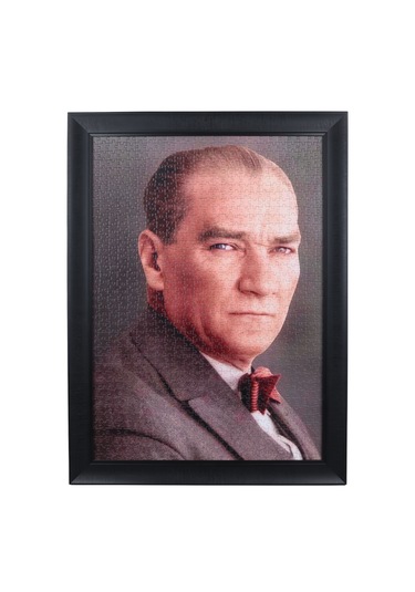 Mustafa Kemal Atatürk Lüks Çerçeveli Asılabilir 1000 Parça Hazır