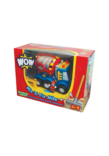 Wow Toys Mix & Fix Mike - Hazır Beton Kamyonu Mike 10180