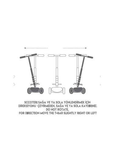 Cortıx Led Işıklı 3 Tekerlekli Katlanabilir Çocuk Scooter