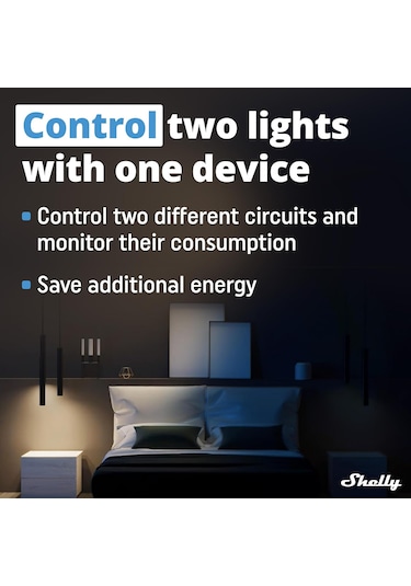 Shelly Plus 2pm Wi-fi Ve Bluetooth 2 Kanallı Akıllı Röle Anahta