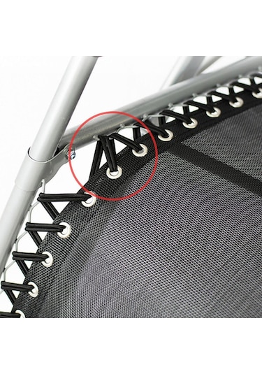 Suntek 4x Gravity Sandalye Kordonları Premium Elastik Siyah Siyah