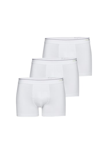 Blackspade Erkek Boxer Shorty 3'lü Paket Tender Cotton 9670 Beyaz