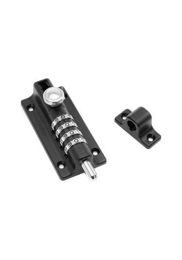 Şifreli Kapı Kilidi, 4 Tekerlekli Yeniden Şifrelenebilir Kapı Kilidi Su Geçirmez Anahtarsız C