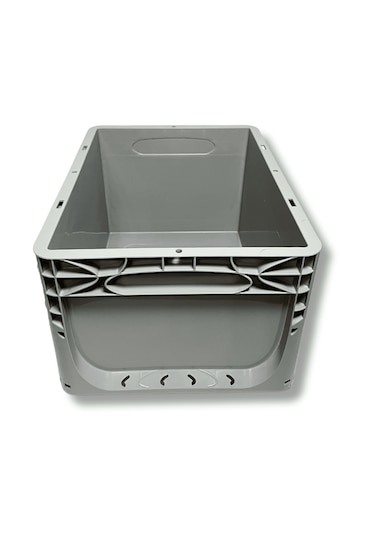 Alpbx 1.kalite Gri Plastik Kasa 40x30x22 Cm - Kutu 21 Litre