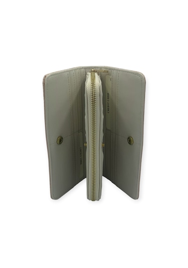 Ollbag Ol-1036c Büyük Boy Kadın Cüzdan Pudra - Pembe