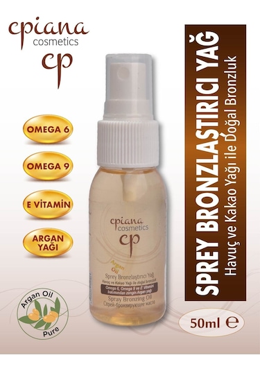 Cpiana Sprey Bronzlaştırıcı Argan Yağlı 50 Ml