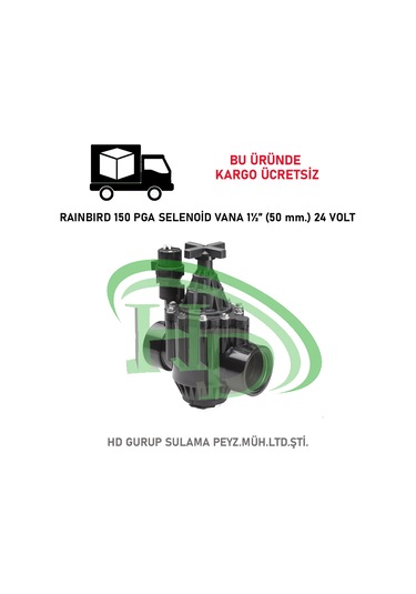 Rainbird 150 Pga Selenoid Vana 1½" Bsp (50 Mm.) 24 Volt