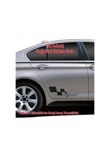 Citroen Sticker Citroen Kapı Altı Sticker Citroen Araç Sticker