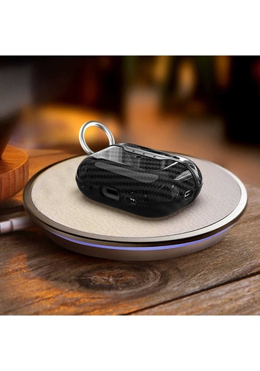 Noktaks - Airpods Pro 2 Uyumlu Airpods Pro 2 - Kılıf Kılıf Airbag 04 Silikon Kılıf - Koyu Yeşil