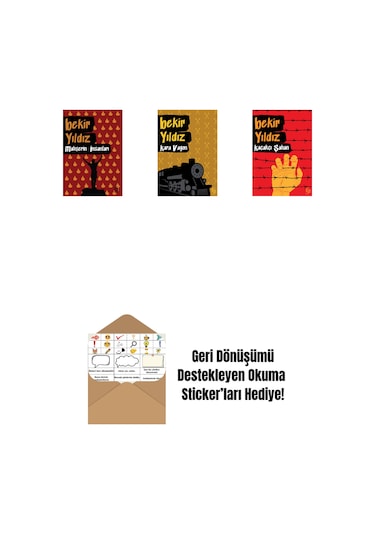 Mahşerin İnsanları + Kara Vagon + Kaçakçı Şahan + Okuma Sticker'ları