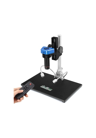 Dijital 4k Hdmı Usb Dijital 14mp 150x Video Mikroskop Endüstriyel Tamir Lehim Hassas Görüntü Mikroskop