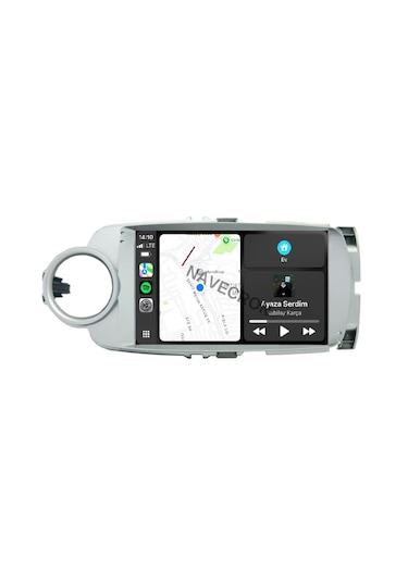 Toyota Yarıs 2012-20 9 Uyumlu Androıd Multimedya Gerçek 2/32 Kablosuz Carplay Geri Görüş Kameralı 9"