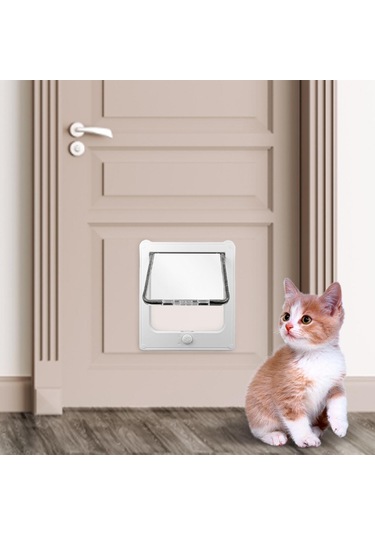 Homyl Dayanıklı Pet Flap Kapı Kitten Kitty Pencere Kapısı