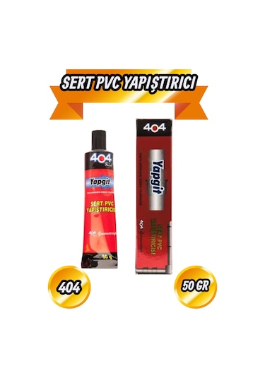 404 Sert Pvc Yapıştırıcı 50 Gr
