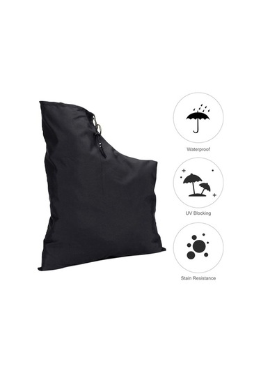 Didadodo 420d Oxford Kumaş Yaprak Toplama Çantası - Fermuarlı, Su Geçirmez, Dayanıklı Siyah, Kumaş Toplama Siyah