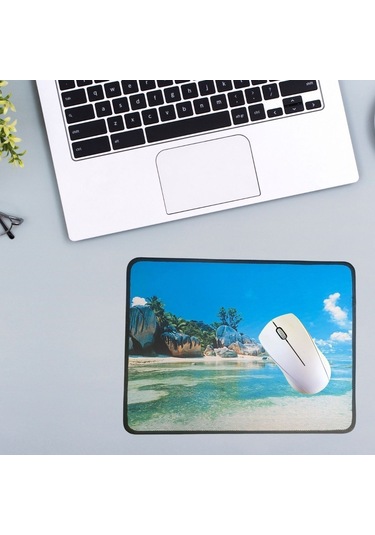 Dumles 25x32 Cm Küçük Boy Mouse Pad Manzara Ada