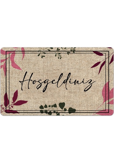 Evaşk Kapı Önü Paspası Vinil Kaymaz Tabanlı 45 X 70 Evaşkdm12073