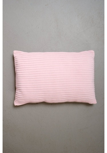 Peraluna Free Pıllow %100 Organik Pamuk Triko Yastık Kılıfı 60x40 Cm Toz Pembe - Toz Pembe