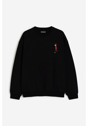 Ogc Marco & Star Kombin Sweatshirt Siyah