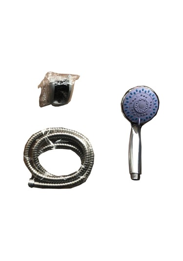 3 Fonksiyonlu Mafsallı El Duşu Duş Başlık Seti Duş Başlığı Krom Diğer
