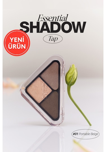 Clıo Essential Shadow Tap 01 Portable Beige