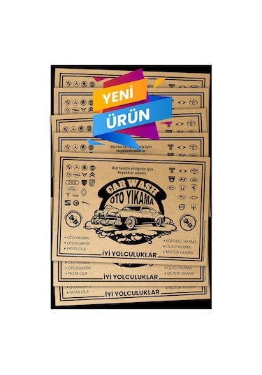 Kraft 35 x 50 CM Oto Paspas Kağıdı 100 Adet