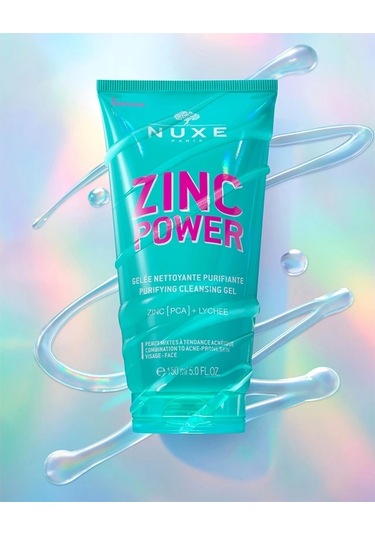 Nuxe Zinc Power Arındırıcı Temizleme Jeli Karma Ve Yağlı 150 Ml