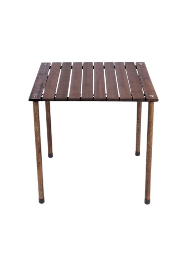 Bag The Joy Ahşap Masa Sandalye Seti Antrasit-Lacivert-60 60 55cm Kahverengi - Lacivert