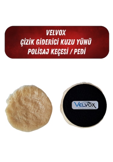Velvox Çizik  Kuzu Yünü Polisaj Keçesi / Pedi -ithal Ürün