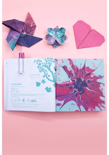 Origami 246 Kağıt Katlama Sanatı Ebru/Geometrik
