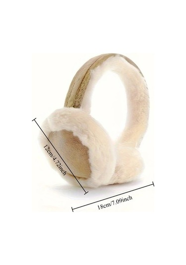 Primepickings 1 Adet Klasik Kahverengi Kulaklık - Yumuşak, Rüzgara Dayanıklı Kış Aksesuarı