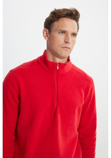 AC&Co / Altınyıldız Classics Anti-Pilling Tüylenme Yapmayan Bato Yaka Erkek Polar Sweatshirt 4A5221100016KMZXXL Kırmızı AC&Co / Altınyıldız Classics Anti-Pilling Tüylenme Yapmayan Bato Yaka Erkek Polar Sweatshirt 4A5221100016KMZXXL Kırmızı