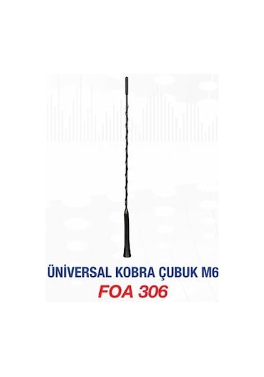 Flash Tepe Anten Cubugu Kobra M6 Cıvata Yenı Nesıl Araclar AOD-FLASH FOA 306