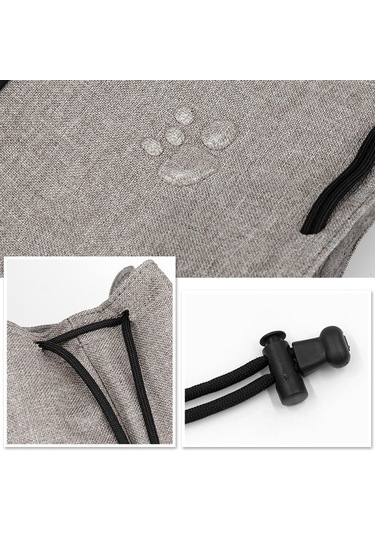 Baona Su Geçirmez Mikro Slr Kamera Çantası Koruyucu Kapak İpli Kılıf Çantası, Renk: Büyük Gri Diğer