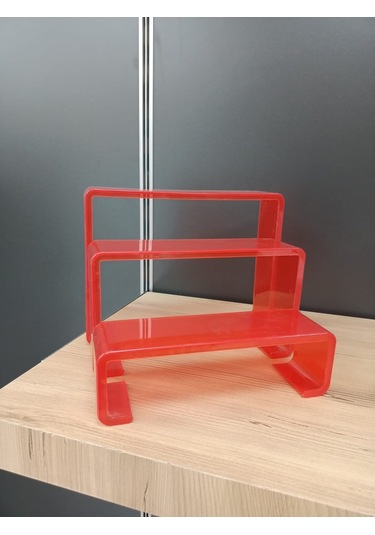 Uzmangrupraf Uzman Grup Raf Pleksi Ayakkabılık-3'Lü 2 Adet Set Ayakkabılık-