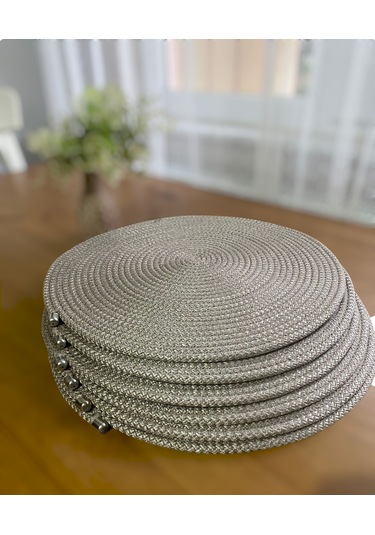 Kordon İpten 6lı Supla Takımı Krem