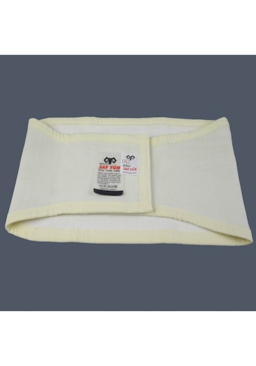 Safyün Saf Yün Ortopedik Angora Cırtlı Korse Krem