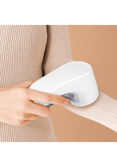 M22 Kazak Balya Giderici Şarjlı Tüy Yumağı Düzeltici Beyaz Beyaz