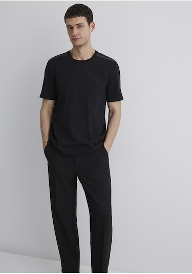 Mavi Siyah Erkek T-shirt M0612689-900 Siyah