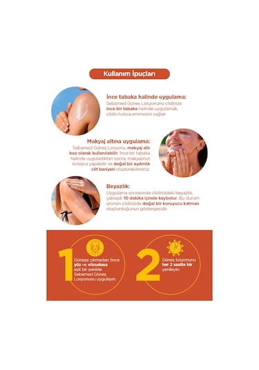 Sebamed Makyaj Cantasi Hediyeli - SPF 50+ UVA UVB Filtresi E Vitamini Üçlü Yüksek Koruma Güneş Losyonu 150 ML