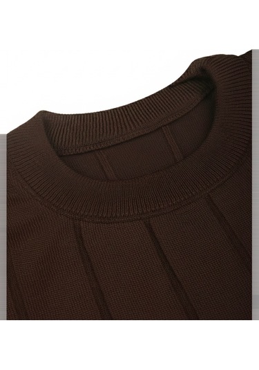 Deepsea Kahve Dar Kesim Likralı Erkek Triko Kazak Bisiklet Yaka Şık Tasarım 2605433 Kahve Deepsea Kahve Dar Kesim Likralı Erkek Triko Kazak Bisiklet Yaka Şık Tasarım 2605433 Kahve