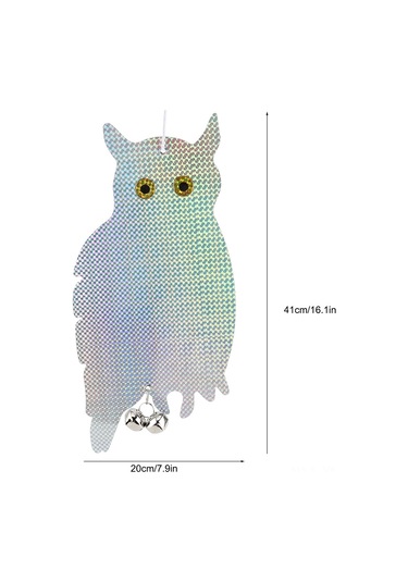 Ximistore9 2 Adet Pvc Gökkuşağı Yansıtıcı Kuş Kovucu: Işık, Ses Ve Hareketle Bahçe, Balkon Ve Evinizde Kuşlardan Koruma