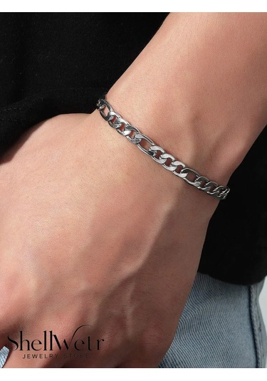 Silverline Gümüş Renk Kuş Gözü Bileklik Gri